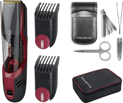 Produktbild von Rowenta AIRFORCE ULTIMATE TN9310F1 Vakuum-Haarschneider + Maniküreset Rasierer