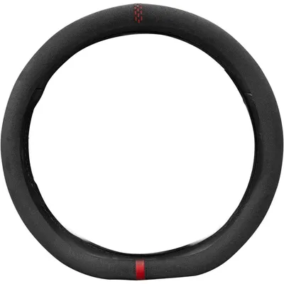 Obrázek produktu pro Potah na volant, tvar D, mikrovlákno, tenký, protiskluzový, sportovní, univerzální, 37-38 cm