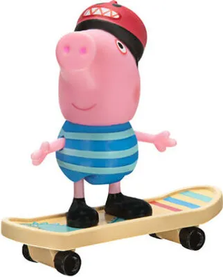 Produktbild von Peppa Pig PEP0544 - Figuren Pack Schorsch auf großer Fahrt