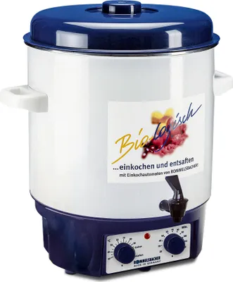 Produktbild von Einkochvollautomat KA 1804, 2-Schicht Emaillierung, 27 Liter, stufenlose Temperaturregelung, Ablaufhahn, 120 Minuten Zeitschaltuhr, 1800 Watt