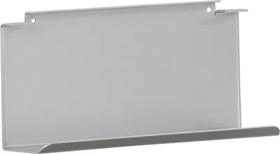 Produktbild von Fackelmann Ablage für Glasböden 5 - 6 mm, 20 cm breit, Aluminium