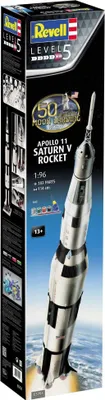 Zdjęcie produktu dla Revell 03704, Model rakiety, Zestaw montażowy, 1:96, Apollo 11 Saturn V Rocket, Apollo, 183 szt.