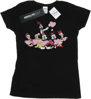 Produktbild von Disney - "Love Friends" T-Shirt für Damen BI32469 (XXL) (Schwarz)