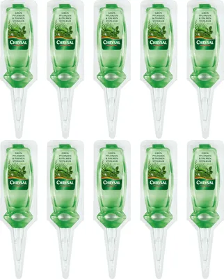 Produktbild von Chrysal Grünpflanzen und Palmen Vitalkur - 10x 30 ml