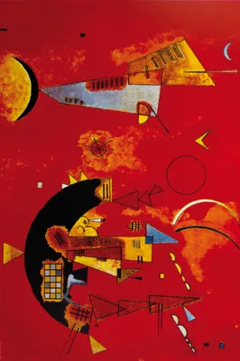 Produktbild von Wassily Kandinsky Kunstdruck Bild - Mit Und Gegen, 1929 (120 x 180 cm)