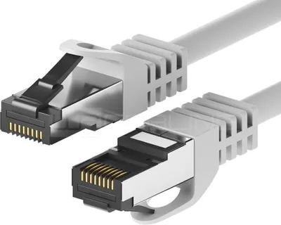 Imagen del producto de WP WPC-PAT-8SF010, 1 metro, Cat8.1, S/FTP (S-STP), RJ-45, RJ-45, gris