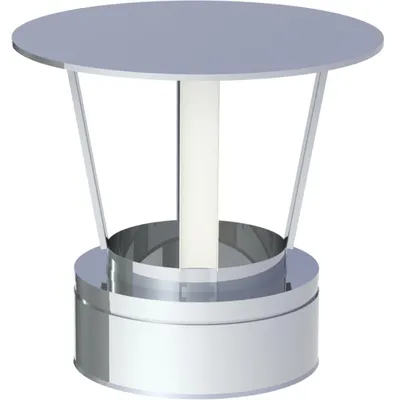 Produktbild von Jeremias DW-ECO 2.0 Mündungsabschluss Regenhaube Ø 150mm Edelstahl doppelwandig Abgassystem Schornstein