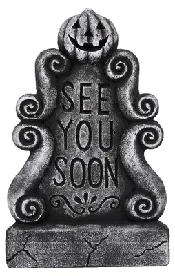 Productafbeelding van Clayre & Eef Halloween-decoratie, grijs, kunststof