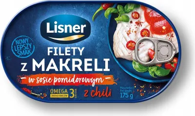 Obrázok produktu pre Filety z makreli w sosie pomidorowym 160 g