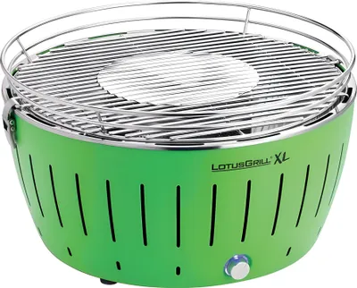 Produktbild von LotusGrill G435 U GR, Grill, Holzkohle, 40,5 cm, Kunststoff, Edelstahl, Stahl, Kessel, Feuerrost