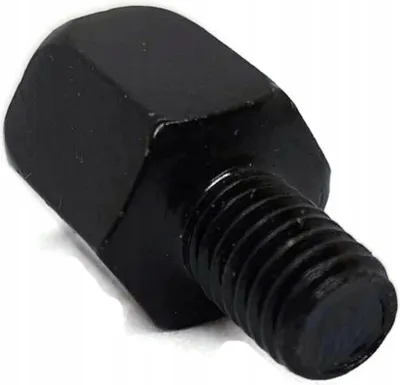 Produktbild von Spiegeladapter M8 rechts auf M10 rechts schwarz