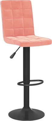 Produktbild von vidaXL Barhocker Rosa Samt