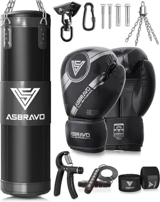 Productafbeelding van Boxsets voor volwassenen, 120 cm, inclusief 12oz bokshandschoenen