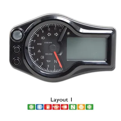 Produktbild von Acewell Tachometer ACE-6554-HB 130.6mm 83.4mm 31.3mm