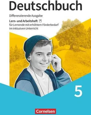 Obrázek produktu pro Deutschbuch 5. Schuljahr - Lern- und Arbeitsheft für Lernende mit erhöhtem Förderbedarf im inklusiven Unterricht