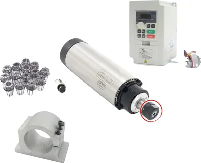 Produktbild von CNC-Frässpindelmotor, 2,2 kW, luftgekühltes Design, Komplettset, Komplettset