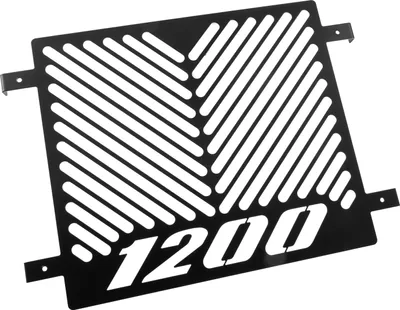 Obrázek produktu pro Kryt chladiče ZIEGER bez bočního krytu kompatibilní s Yamaha VMAX Logo černý