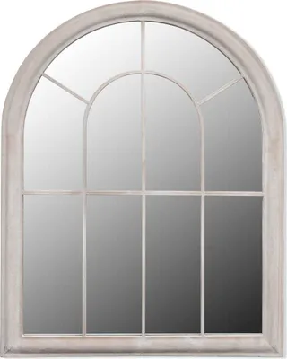Obrázek produktu pro vidaXL Rustikální zahradní zrcadlo Arch 69×89 cm pro vnitřní i venkovní použití