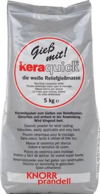 Produktbild von KNORR prandell 212160005 keraquick Gießmasse 5 kg weiß