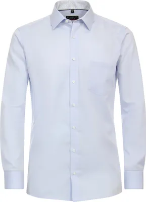 Produktbild von REDMOND Herren Businesshemd Langarm Kent Modern-Fit Twill Hellblau L