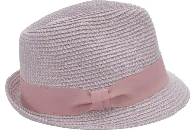 Seeberger knautschbarer Sommerhut Trilby-Hut UV-Schutz 30 in lila