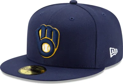 Produktbild von New Era 59Fifty Cap - AUTHENTIC Milwaukee Brewers - 7 1/2