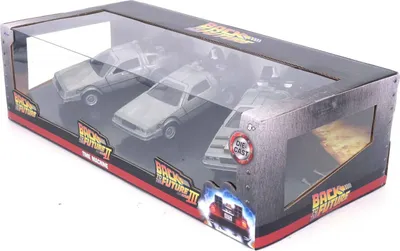 Produktbild von 3er Pack DELOREAN Zurück in die Zukunft, JAD33399, Maßstab1/32, JADA TOYS