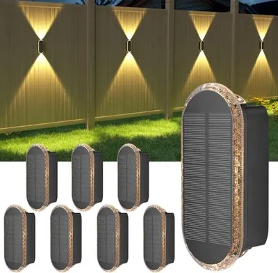 Produktbild von Ellasay Solar Lights Outdoor Garden (3000/4000/6500K, Pack 8)
