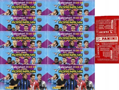 Image de Panini Italian Serie A 2025 Calciatori 10 x Packs + 3 x Limited Cards