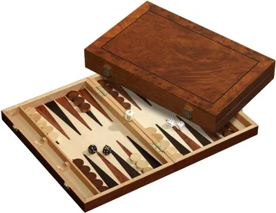 Produktbild von Backgammon Astypalia mittelgroß aus Holz, klassisches Brettspiel