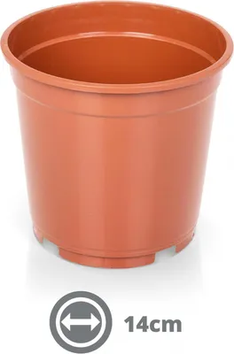 Produktbild von Containertopf 14 cm 1.4 Liter terracotta