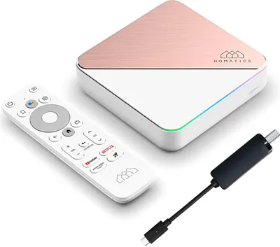 Produktbild von Homatics Box R 4K Plus Android TV Mediaplayer + DVB-S2X Sat Tuner (4K UHD, HDR, WiFi 6, Bluetooth)