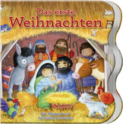 Image de Pappbuch Das erste Weihnachten: Eine Weihnachtsgeschichte für Kleinkinder mit robusten Klappen