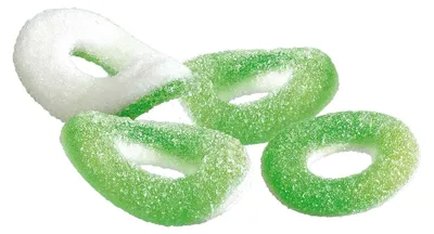Productafbeelding van Trolli Appelschijfjes, fruitgum, zak van 1 kg