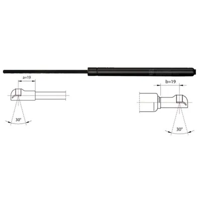 Produktbild von METZGER 2110291 Gasfeder Heckklappendämpfer für AUDI A3 Schrägheck (8P1) 488mm