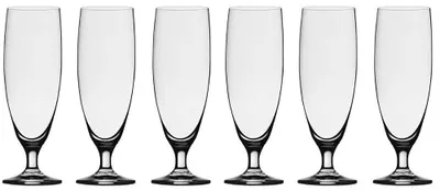 Productafbeelding van Bierglazen - Pilsglas - Set van 6 - 320 ml - Kristalglas - Vaatwasserbestendig