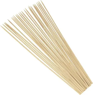 Produktbild von Packung mit 100 Holzspießen 30 cm - Metaltex