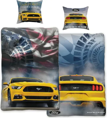 Produktbild von Ford Mustang Legend 008 Bettwäsche Linon / Renforcé