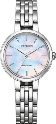 Produktbild von Damenuhr, Eco Drive Silber