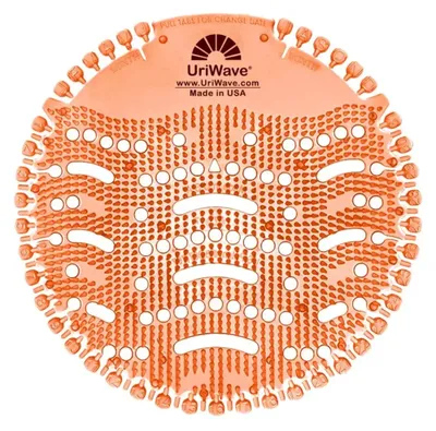 Obrázek produktu pro UriWave, filtr do pisoárů, barva oranžová, balení 10 kusů.