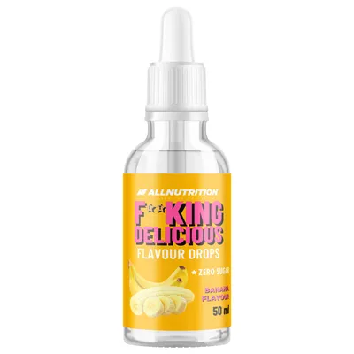 Produktbild von ALLNUTRITION FITKING DELICIOUS FLAVOUR DROPS 50ml Banane