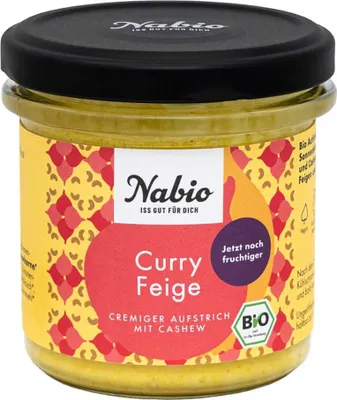 Produktbild von Cashew Creme Aufstrich - Curry Feige 135g