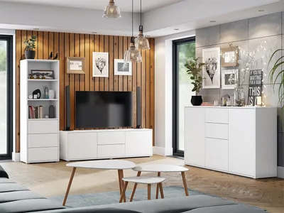 Obrázek produktu pro Nábytek do obývacího pokoje ASAKA 3 - bílý