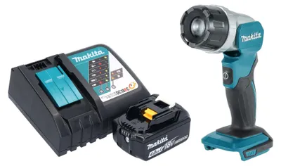 Produktbild von Makita DML 808 RM1 Akku Handstrahler 14,4 / 18 V 190 lm LED + 1x Akku 4,0 Ah + Ladegerät