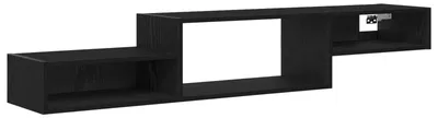 Productafbeelding van vidaXL Wandmeubel voor televisie, wandmontage, zwart eikenhout