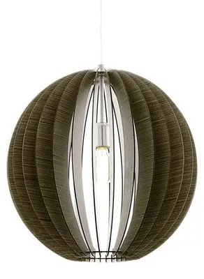 Produktbild von Eglo Hängeleuchte Holzstaboptik COSSANO nickel-matt, E27 max. 1X60W