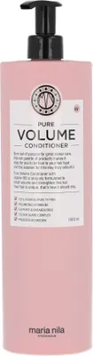 Produktbild von Maria Nila Volume, Frauen, Dünnes Haar, Feuchtigkeitsspendend, Schutz, Weichmachend, Lautstärke, 1000 ml, Flasche, Aqua/Water/Eau, Cetearyl Alcohol, PPG-3 Benzyl Ether Myristate, Behentrimonium Chloride,...