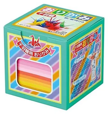 Immagine prodotto di Omgoods - Set di carta per origami "Senbazuru" - 1000 fogli in 20 colori
