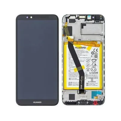 Produktbild von Original Huawei Y6 2018 ATU LX3 L11 LCD Display Touchscreen Rahmen Akku Schwarz