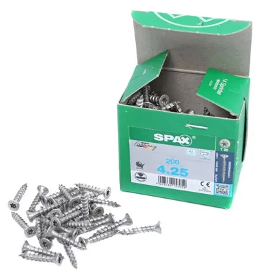 Produktbild von SPAX Senkkopfschraube Edelstahl A2 Vollgewinde TX20 4,0x25
